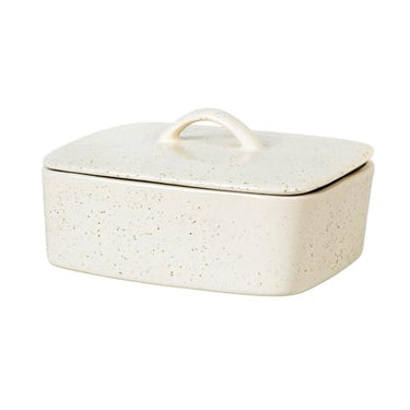 Broste Copenhagen Butterdose aus Steingut in der Farbe Nordic Vanilla, Maße: 15cm x 12cm x 5,5cm, 14533440 im Sale